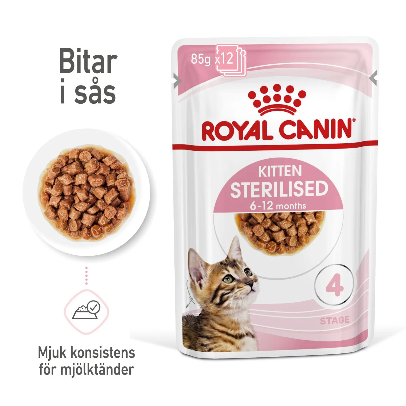 Kitten Sterilised Gravy V氓tfoder f枚r kattunge