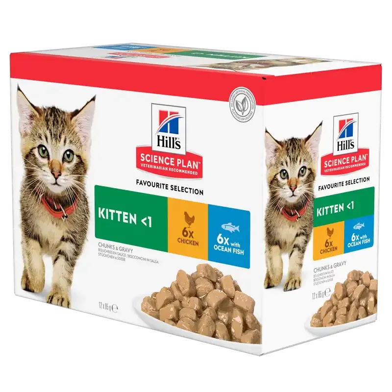 Kitten våtfoder med kyckling och kalkon – 12 x 85 g Fynd