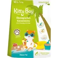 KittyBay Meow Tai brun kassava ekologiskt kattströ – 10 l (6 kg) Outlet