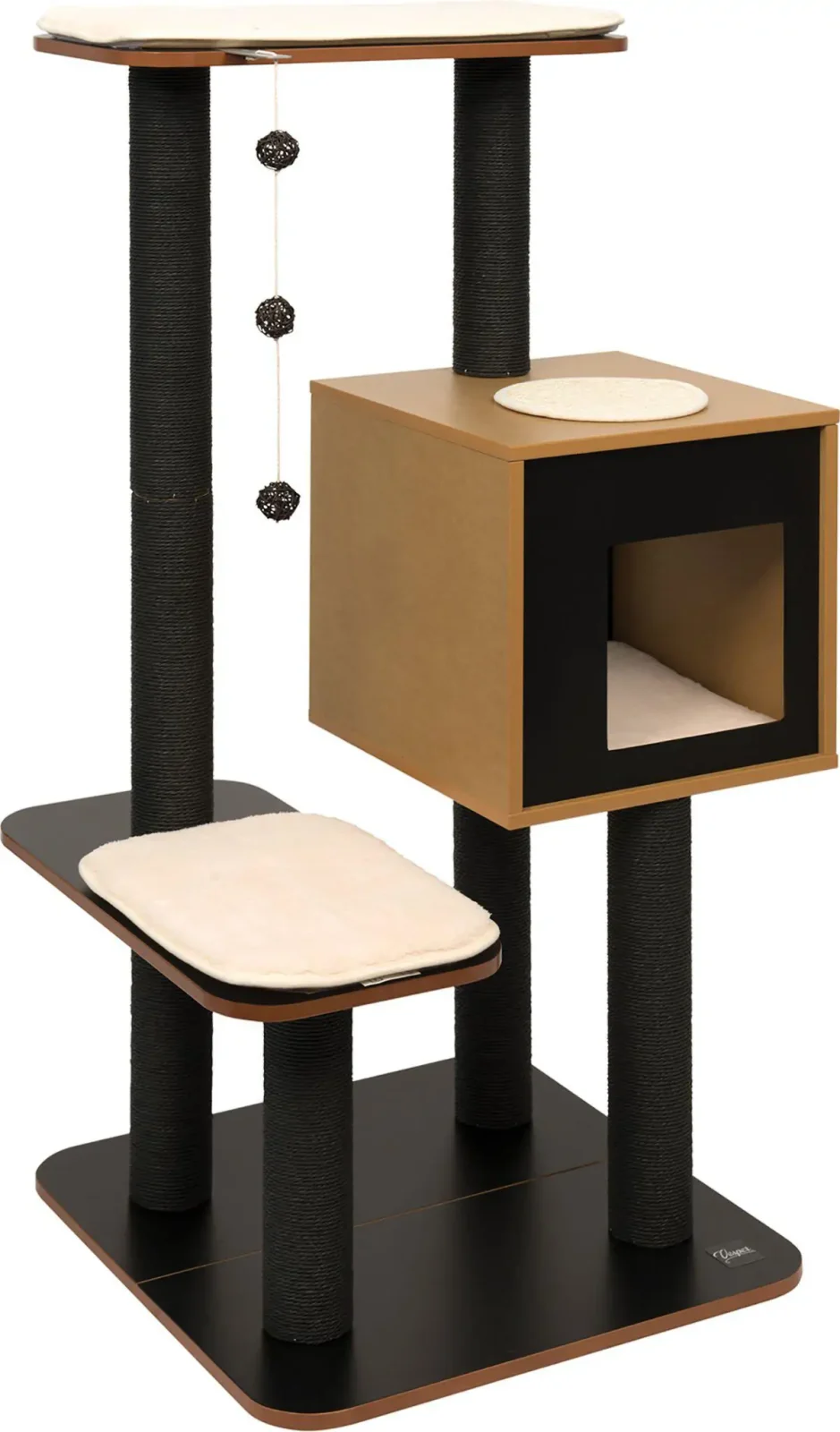 Klösmöbel Vesper Cat Furniture V-high Base Svart