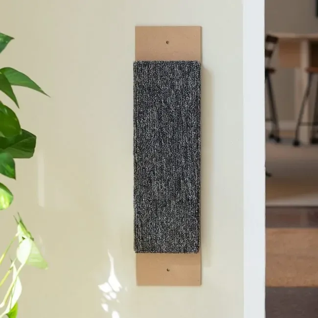 Klösplatta för Katt 48×12 cm – Väggmonterad Klösyta