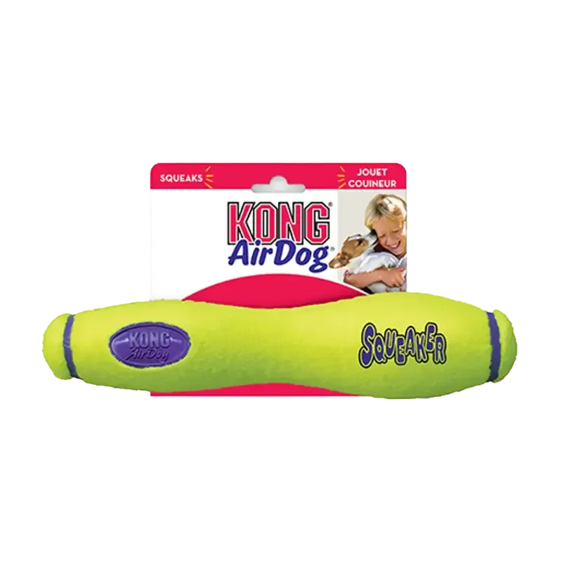 Kong Airdog Squeakair Fetch Stick med Rep L – 34x13x6.5 CM