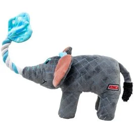 Kong Bendeez Elephant - Quiltad elefant med pip och rep