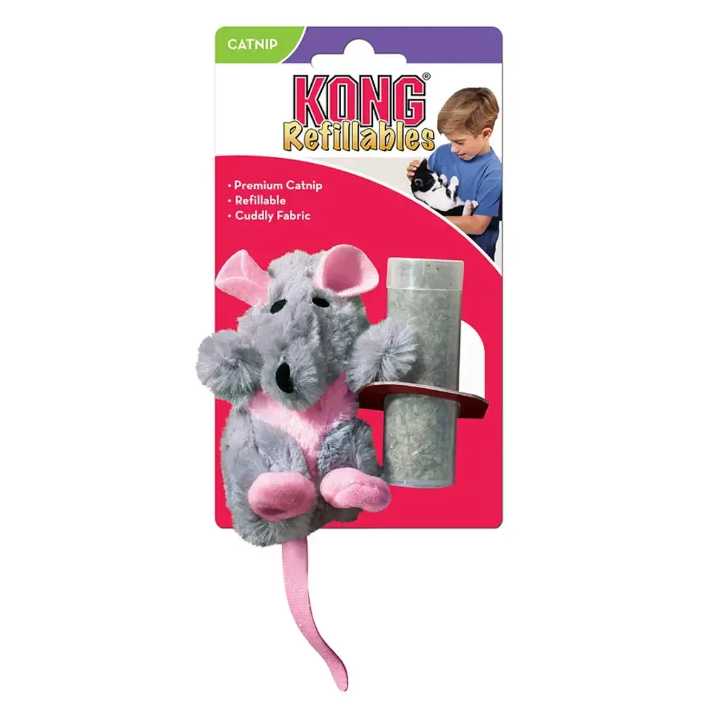 Kong Cat Råtta Refillable Catnip