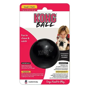 Kong Extreme Ball Svart 8cm