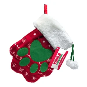 Kong Julleksak Stocking Paw flerfärgad L 27 cm