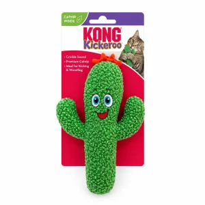 KONG Kickeroo Cactus – Kattleksak med Catnip