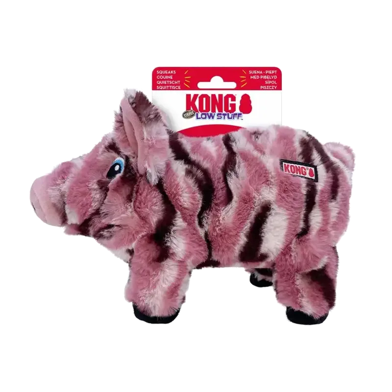 Kong Low Stuff Stripes Pig – 16,5×26,5×7,5 CM