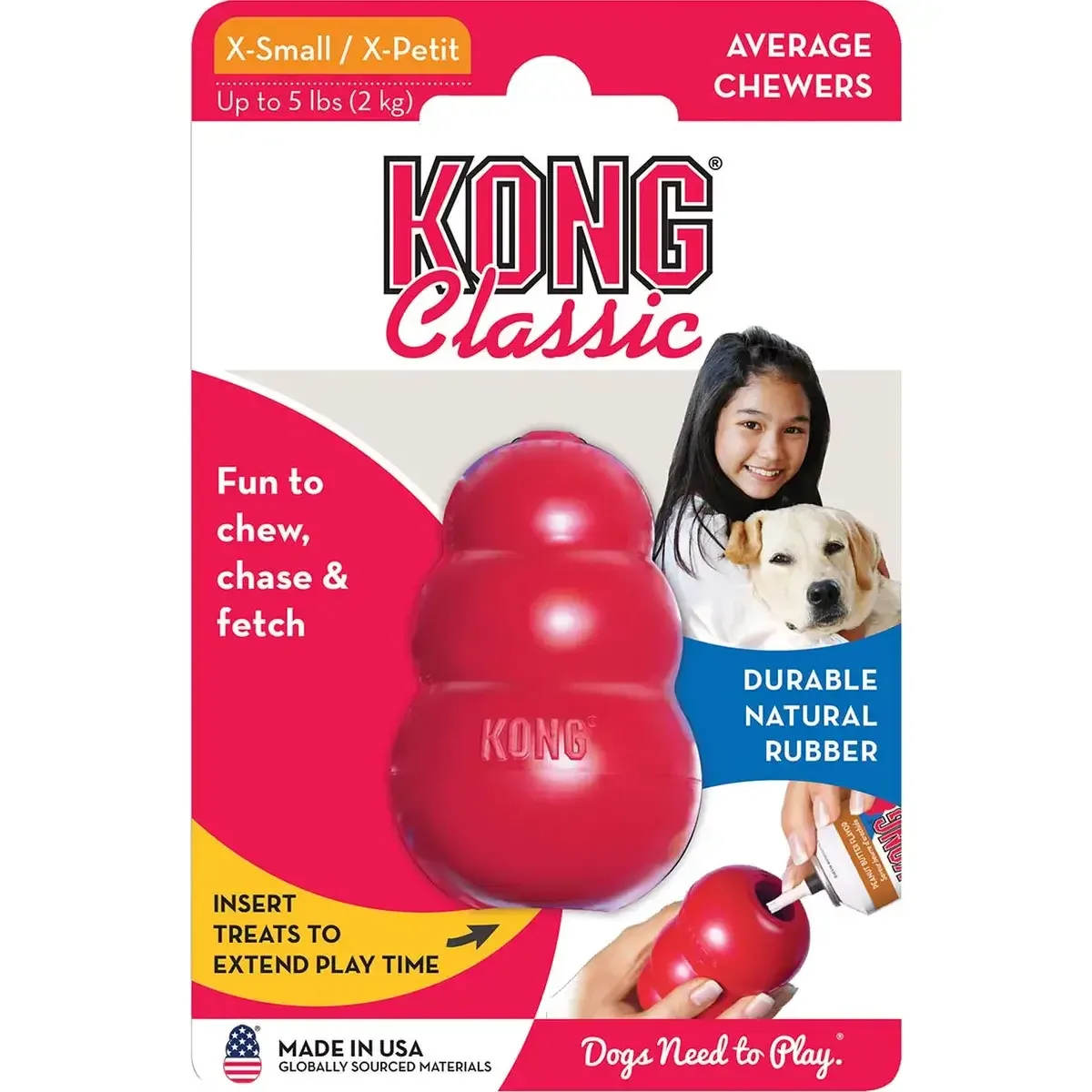 Kong Orginal Röd XS