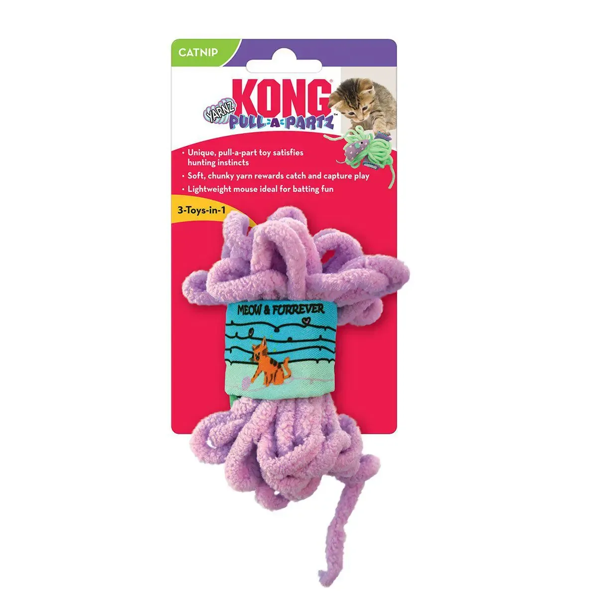 Kong Pull-a-partz Yarnz 6,5×7,5×11,5cm