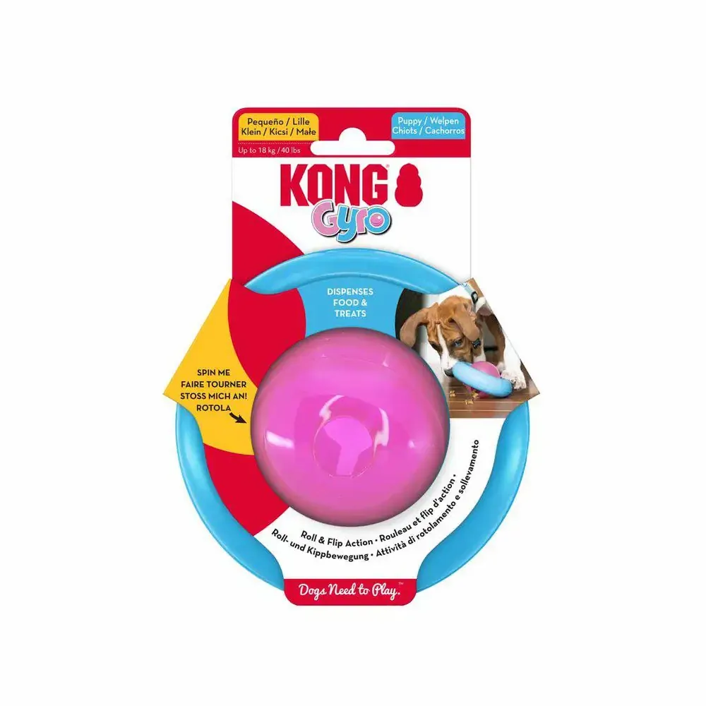 KONG Puppy Gyro – Godisleksak för valpar