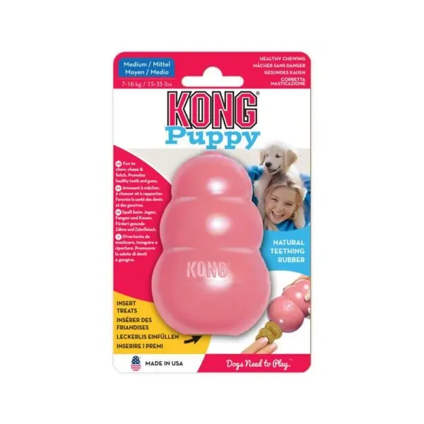 KONG Puppy – Tuggleksak för valp, Medium