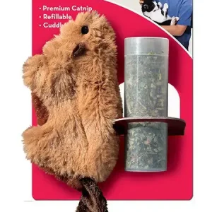 Kong Refillable Catnip Beaver 16,5×4,5x4cm