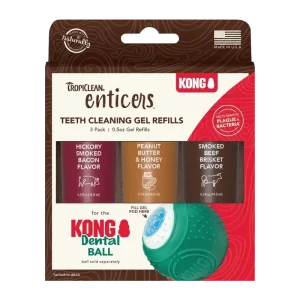 Kong/Tropiclean Refill For Dental Ball 3 – Pack