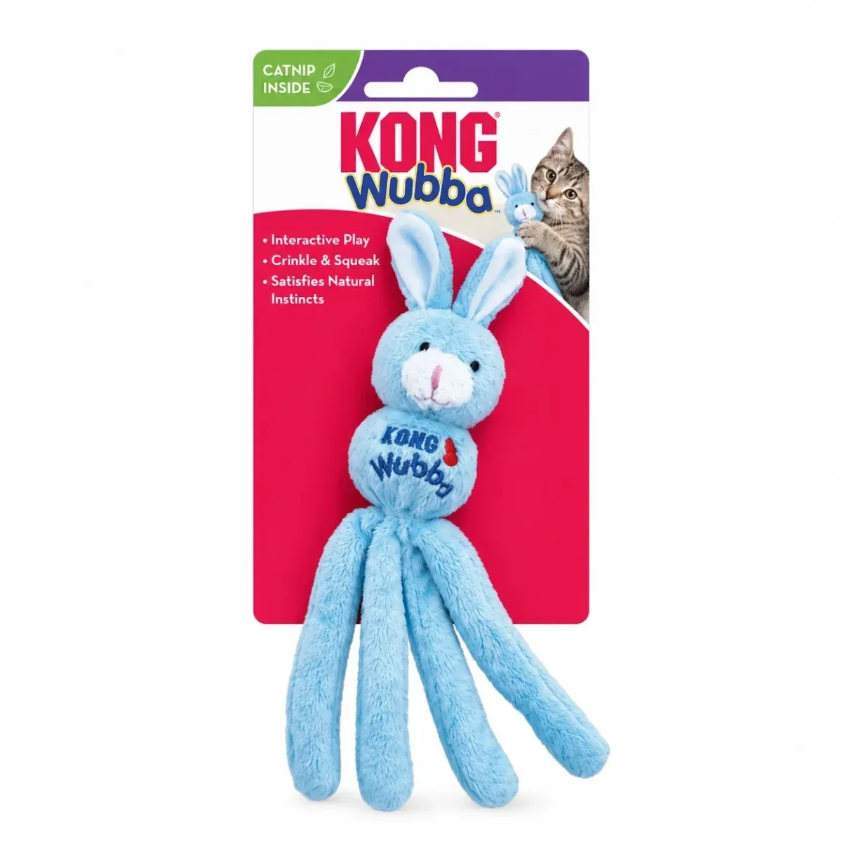 KONG Wubba Bunny – Kattleksak
