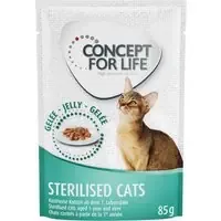 Köp nu Concept for Life Sterilised Cats – i gelé – 48 x 85 g
