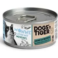 Köp nu Dogs‘n Tiger Cat Filet 12 x 70 g – Lax med musslor