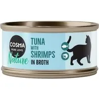 Köp nu Ekonomipack Cosma Nature 48 x 70 g – Tonfisk & räkor