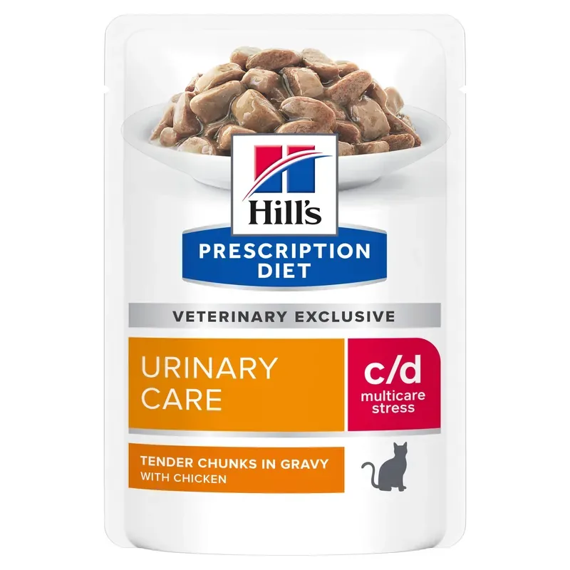 Köp nu Hill‘s Prescription Diet c/d Urinary Care Stress med Kyckling för katter 85 g