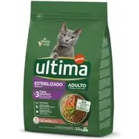 Köp nu Ultima Sterilized Adult med lax – Ekonomipack 2 x 2,5 kg