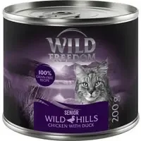 Köp nu Wild Freedom Senior Wild Hills Duck & Chicken – 6 x 200 g