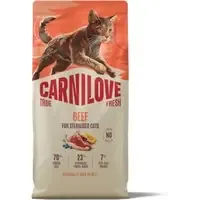 Köp online Carnilove True Fresh Sterilised Adult med nötkött – 6 kg
