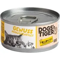 Köp online Dogs‘n Tiger Cat Filet 12 x 70 g – Kycklingfilé