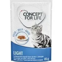 Köp online Ekonomipack Concept for Life 48 x 85 g – Light Cats i gelé