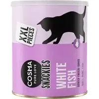 Köp online Ekonomipack Cosma Snackies XXL Maxi Tube frystorkat kattgodis – 3 x vitfisk (330 g)