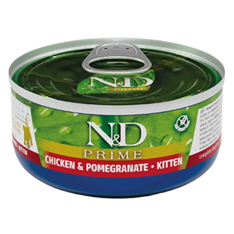 Köp online Farmina N&D Cat Prime Chicken & Pomegranate Kitten 70 g