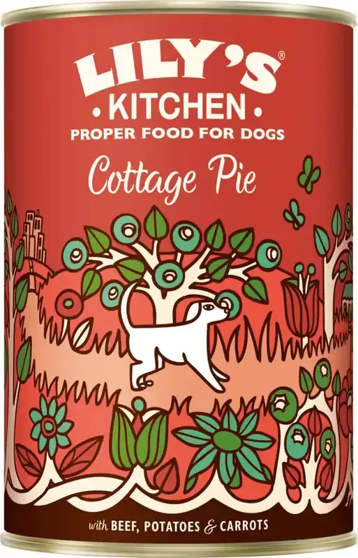Kundfavorit Cottage Pie Våtfoder för Hundar – 6 x 400 g