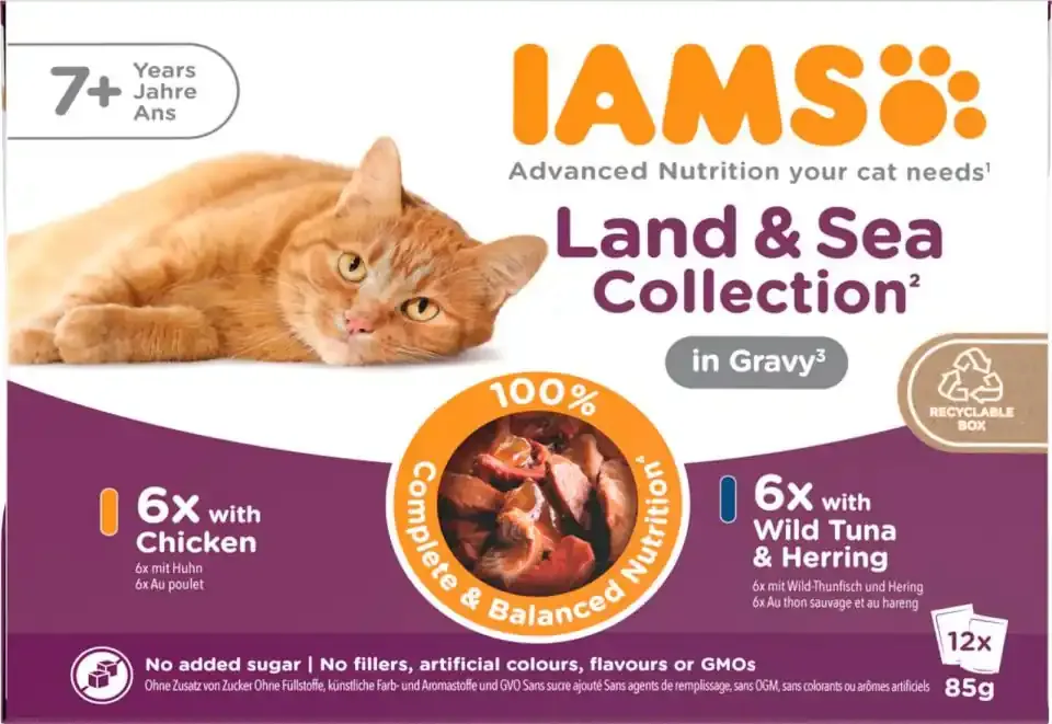 Kundfavorit Delights Gravy Multipack Senior Kattfoder – 1,02 kg