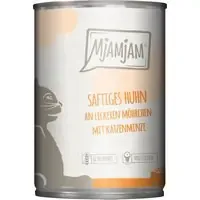 Kundfavorit Ekonomipack MjAMjAM 24 x 400 g – Saftig kyckling med välsmakande morötter