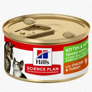 Kundfavorit Kattunge & Kattmamma Tender Mousse med Kyckling & Kalkon – 24 x 85 g