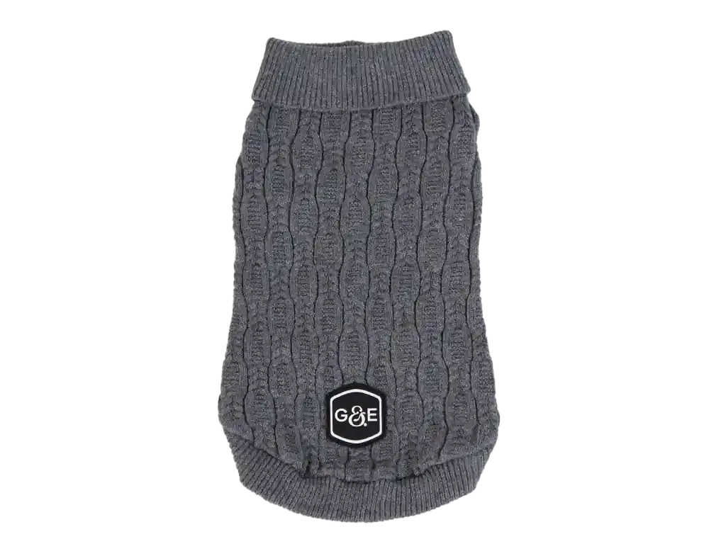 Kundfavorit Stickad tröja Comfort, 35cm, Grå