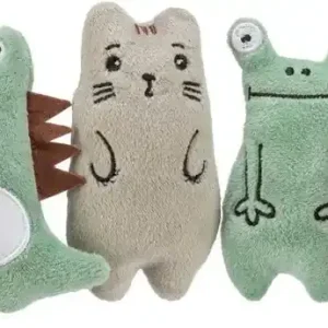 Kundfavorit Trixie Djur i Plysch med Kattmynta – 11 cm