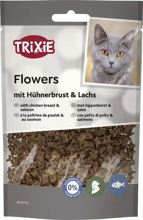 Kundfavorit Trixie Flowers with chicken breast & salmon
