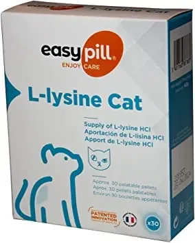 L-lysine Cat Easypill för Katter 30 Tabletter Snabb frakt