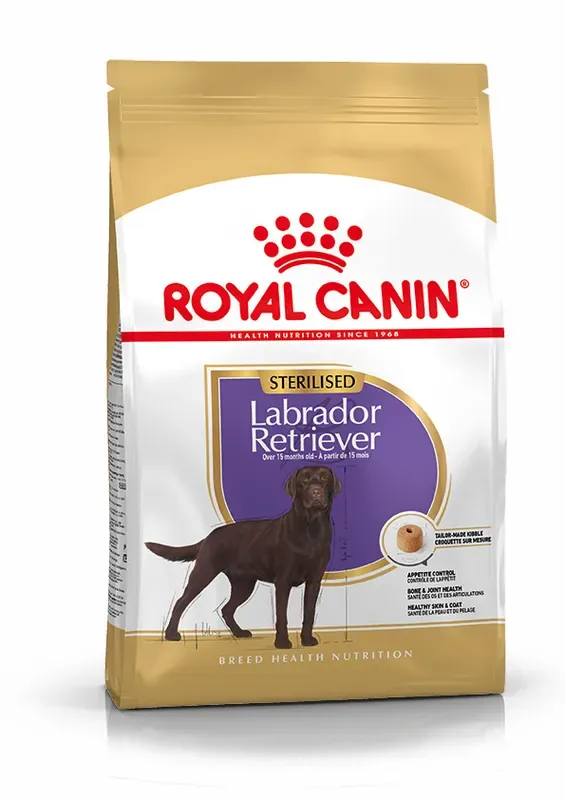 Labrador Retriever Sterilised Adult Torrfoder för hund – 12 kg Endast idag