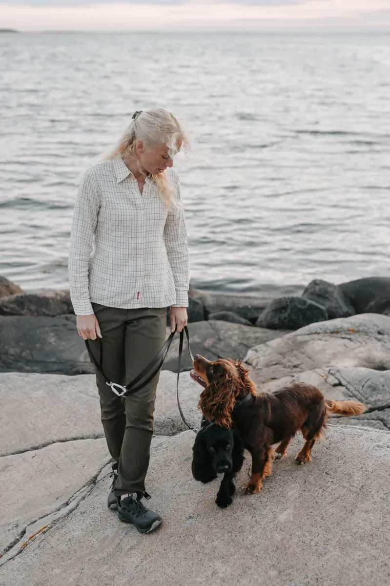 Läder | Leia dubbelkoppel