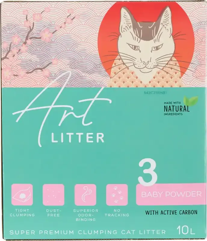 Lägg i varukorgen Art Litter Kattsand Baby Powder 10 Liter