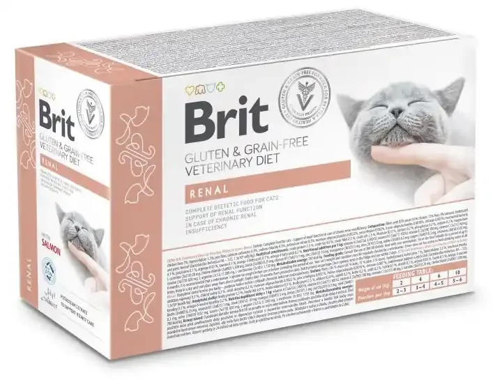 Lägg i varukorgen Brit Pouch Renal with Salmon Pouch Kattmat 12 x 85 g