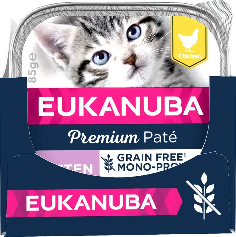 Lägg i varukorgen Cat Grain Free Kitten Chicken Paté Mono 12x85g