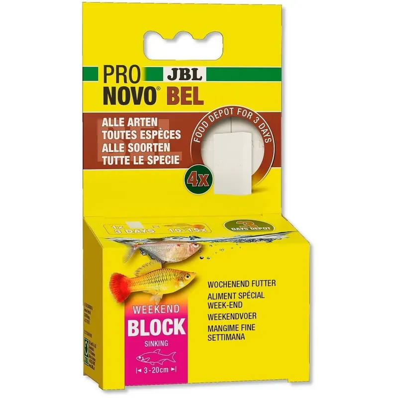 Lägg i varukorgen JBL Pronovo Bel Weekend Näringsblock Fiskfoder 33 g