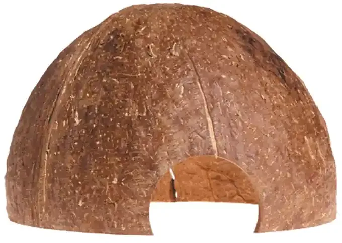 Lägg i varukorgen Kokosnöt Grotta Akvariedekoration S