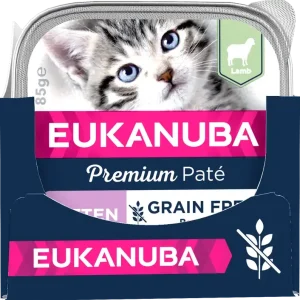 Lågt pris Cat Grain Free Kitten Lamb Paté 12x85g