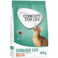 Lågt pris Concept for Life Sterilised Cats Salmon – 400 g