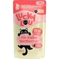 Lågt pris Ekonomipack Lucky Lou Kitten 48 x 125 g – Fjäderfä