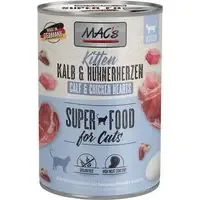 Lågt pris Ekonomipack MAC‘s Cat kattfoder 12 x 400 g – Kitten kalv & kycklinghjärta