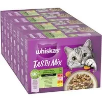 Lågt pris Multipack Whiskas Tasty Mix portionspåsar 48 x 85 g – Chef‘s Choice in Sauce